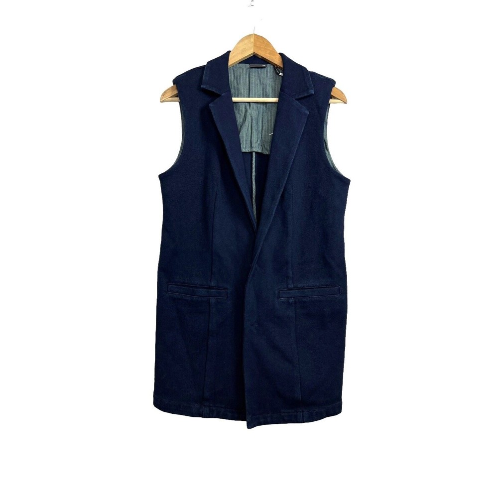 AG Adriano Goldschmied Capsule Indigo Vest Size Women's Size Medium New